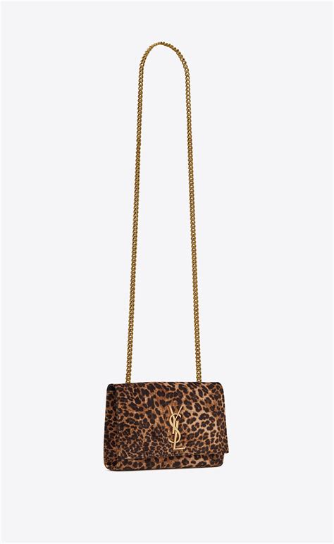 ysl kate leopard bag